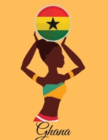 Ghana: Weekly Planner for the People of Ghana. 7.44 X 9.69 Inches. Extra Pages for Taking Notes, Making Appointments, and Creative Thoughts. ... or Briefcase. October 2019-December 2020 1710380446 Book Cover