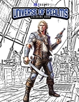 Dark Titan Books' The Universe of Realms Coloring Book B0H6H5CW82 Book Cover