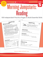 Morning Jumpstarts: Reading: Grade 5: 100 Independent Practice Pages to Build Essential Skills 0545464242 Book Cover