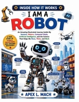 I AM A ROBOT (INSIDE HOW IT WORKS): An Amazing Illustrated Journey Inside My Sensors, Motors, Computer Brain, Artificial Intelligence, and the ... Makes Me Work (INSIDE HOW IT WORKS FOR KIDS) B0HGDTX65M Book Cover