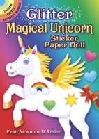 Glitter Magical Unicorn Sticker Paper Doll 0486841294 Book Cover
