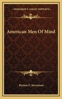 American Men of Mind 9366381537 Book Cover