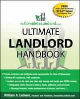 The CompleteLandlord.com Ultimate Landlord Handbook 0470323159 Book Cover