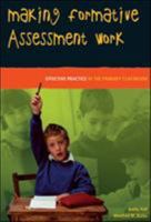 Making Formative Assessment Work 0335213790 Book Cover