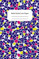 Stained Glass Art Inspirational, Motivational and Spiritual Theme Wide Ruled Line Paper 1650274599 Book Cover