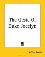 The Geste of Duke Jocelyn 198537479X Book Cover