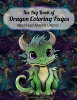 The Big Book of Dragon Coloring Pages: Baby Dragons Advanced Collection 1 B0C2S5NBCK Book Cover