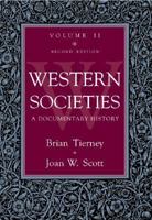 Western Societies: A Documentary History, volume 2 007064845X Book Cover