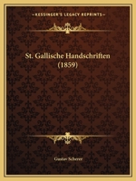 St. Gallische Handschriften 1164837400 Book Cover