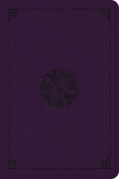 ESV Large Print Bible (Trutone, Lavender, Emblem Design) B0GNMP35C1 Book Cover