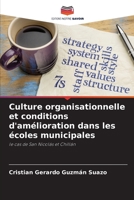 Culture organisationnelle et conditions d'am�lioration dans les �coles municipales 6204169912 Book Cover