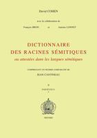 Dictionnaire Des Racines Semitiques Ou Attestees Dans Les Langues Semitiques, Fasc. 8 904290741X Book Cover
