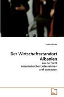 Der Wirtschaftsstandort Albanien 363923104X Book Cover