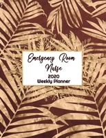 Emergency Room Nurse Weekly Planner: ER RN, Everyone Needs a Plan, Keep Your Life Organized and Sane, Relax with Inspirational Coloring Pages 1676471960 Book Cover