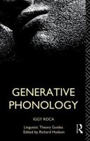 Generative Phonology 1138833975 Book Cover