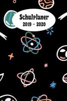 Schulplaner 2019 - 2020: Weltraum Ufo Alien Schwarz das hausaufgabenheft 2019 - 2020 f�r das neue schuljahr; mit kalender, stundenplan f�r jedes semester, wochenplaner, kontaktliste und geburtstags te 1079793216 Book Cover