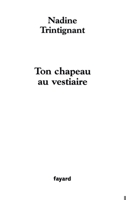 Ton Chapeau Au Vestiaire 2213598002 Book Cover