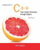 Starting Out with C++: From Control Structures Through Objects 0321545885 Book Cover
