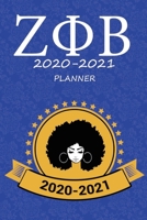 ΖΦΒ 2020-2021 PLANNER - Zeta Planner 2020: Zeta Phi Beta PLANNER for 2020-2021| ΖΦΒ Daily Sorority PLANNER| Zeta 2020 Planner | 6 x 9 | 105 pages | ΖΦΒ Notebook 165826228X Book Cover