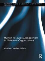 Human Resource Management in Nonprofit Organizations 113895974X Book Cover