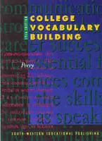 College vocabulary building 0538614137 Book Cover