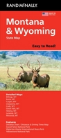 Rand McNally Easy to Read: Montana, Wyoming State Map 0528028979 Book Cover