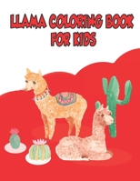 llama coloring book for kids: Beautiful Coloring Book for Llama Lovers B084DGX3GQ Book Cover