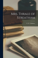 Mrs. Thrale of Streatham 1014866650 Book Cover
