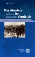 Das Absolute Im Vergleich : Literatur und Ubersetzung. Coleridge, de Quincey, Baudelaire, Rimbaud 3825363643 Book Cover