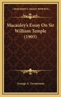 Sir William Temple 1146723369 Book Cover