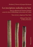 Abraham Drewes/Jacques Ryckmans, Inventaire Des Inscriptions Sudarabes Sur Bois: Edite Par Harry Stroomer Et Peter Stein 3447105895 Book Cover