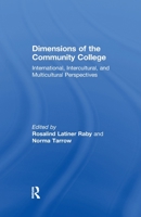 Dimensions of the Community College 1138990752 Book Cover