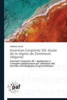Inversion Conjointe 3D: Étude de la Région de Zemmouri (Algerie) 3838177053 Book Cover