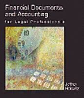 Financial Documents and Accounting for Legal Professionals 0766811379 Book Cover