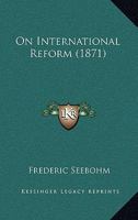 On International Reform 3337295150 Book Cover