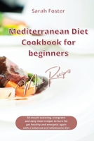 Mediterranean Diet Cookbook for Beginners Meat Recipes: 50 mouth watering, evergreen and easy meat recipes to burn fat, get healthy and energetic with a balanced and wholesome diet 1914373596 Book Cover