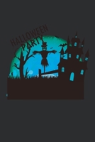 Halloween Party: Blank Lined Halloween Gift Notebook, 6 x 9, 120 White Color Pages, Matte Finish Cover 1695959205 Book Cover