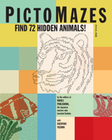 PictoMazes: 52 Hidden Animal Pictures to Solve and Color 1523502029 Book Cover