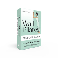 Wall Pilates Exercise Cards: Step-by-Step Workouts for Strength and Stability B0GKMHR1VV Book Cover