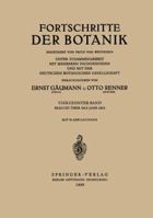 Fortschritte Der Botanik: Bericht Uber Das Jahr 1951 3540016945 Book Cover