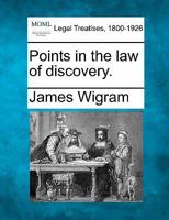 Points in the law of discovery. 1240055250 Book Cover
