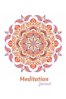 Meditation Journal: Daily Meditation Log Book 120 pages, 6x9 inches Gift for Meditators 1660466539 Book Cover