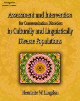 Assessment & Intervention for Communication Disorders in Culturally & Linguistically Diverse Populations 1418001392 Book Cover