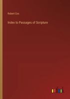 Index to Passages of Scripture 3368190784 Book Cover