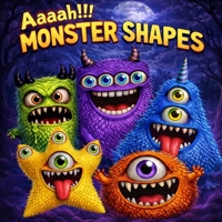 Aaaah!!! Monster Shapes B0GFDK1DQV Book Cover