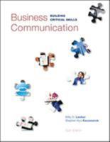 Business Communication Building Critical Skills 0070969833 Book Cover