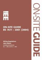 IEE on Site Guide (BS 7671: 2001 16th Edition Wiring Regulations Including Amendment 2: 2002) (Iee Wiring Regulations Brown) 0863413749 Book Cover