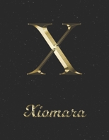 Xiomara: 1 Year Daily Planner (12 Months) Yellow Gold Effect Letter X Initial First Name 2020 - 2021 365 Pages for Planning January 20 - December 20 Appointment Calendar Schedule Plan Each Day, Set Go 169889774X Book Cover