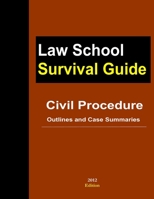 Civil Procedure: Outlines And Case Summaries 1300105682 Book Cover