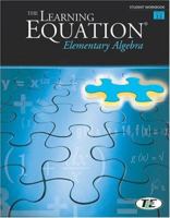 The Learning Equation Elementary Algebra Student Workbook, Version 3.5 Online 053442032X Book Cover